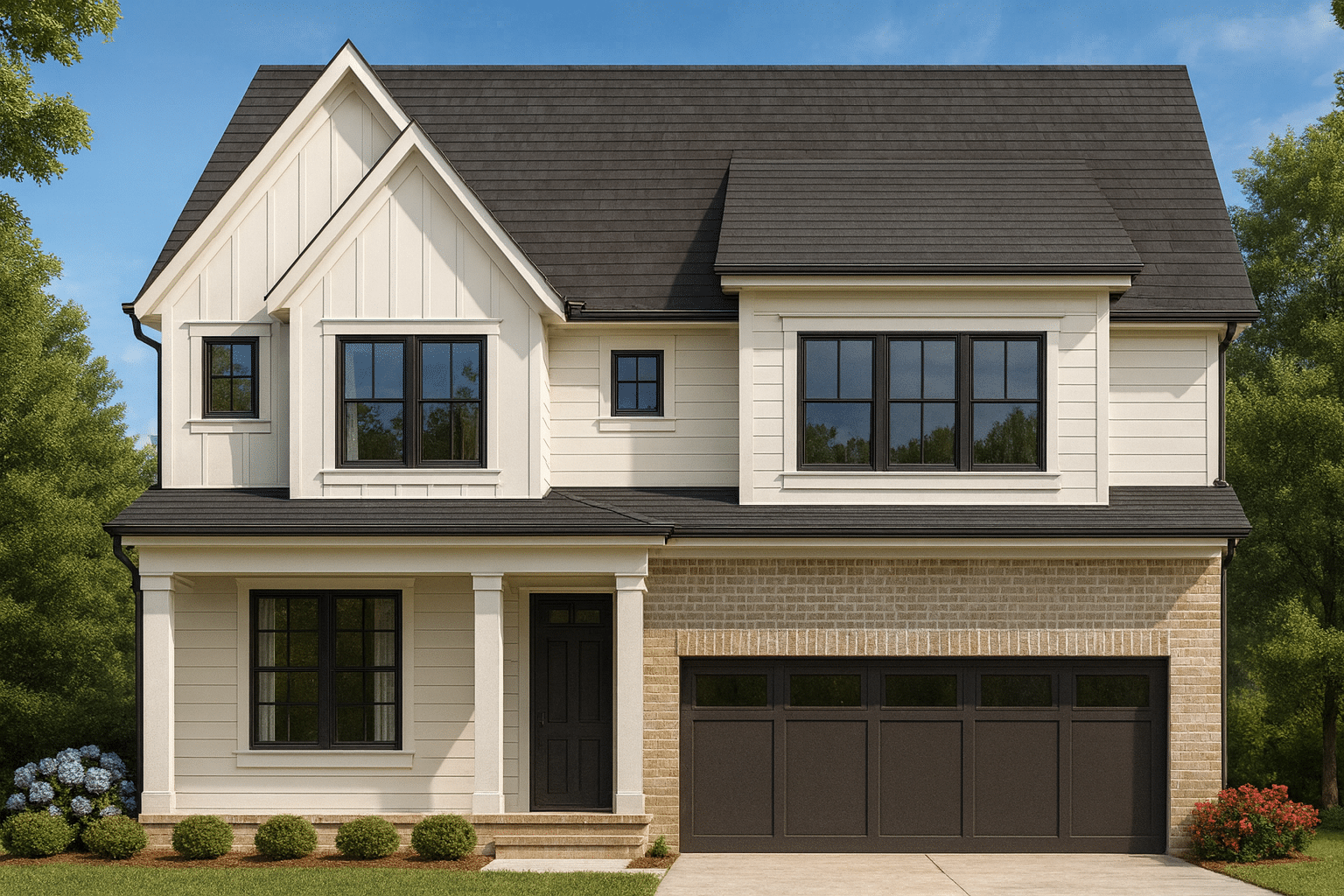 Craftsman Home Plan with 2 Floors, Open CAD Designs, and Features