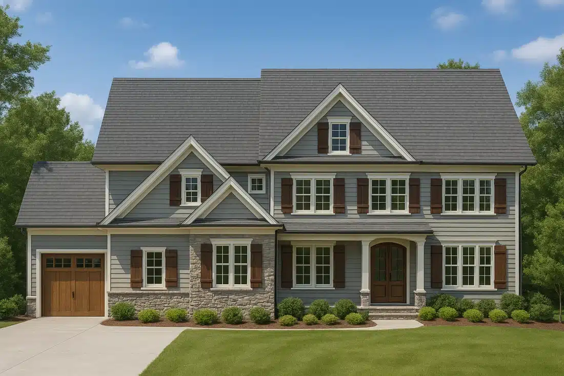 Craftsman House Plan - 4-Bed, 5-Bath, 3,852 SF