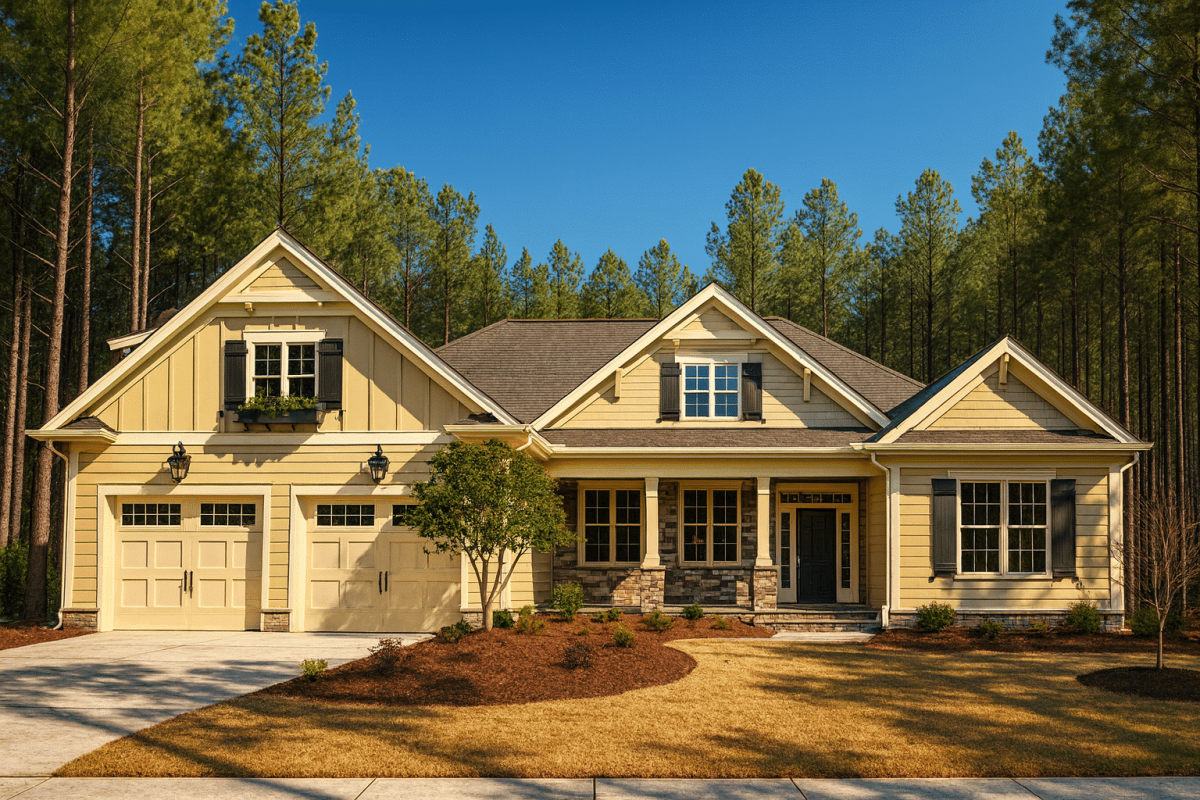 Craftsman House Plan with 2 Stories, Open Layout & 4 Bedrooms
