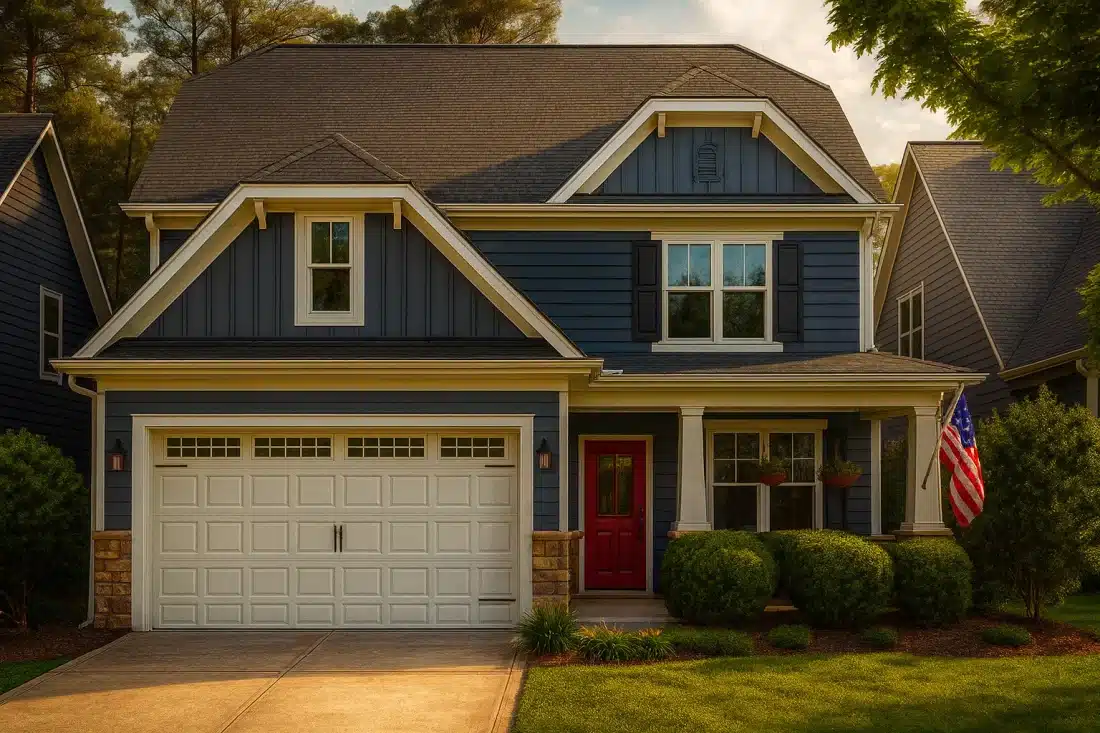 Craftsman Suburban Home Plan with Spacious Layout and CAD Designs