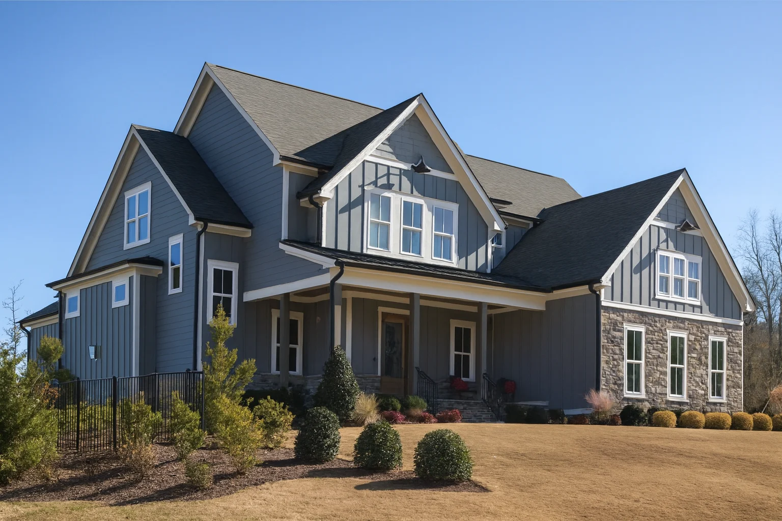 Craftsman house plan with 3,203 heated sq. ft., 2 stories