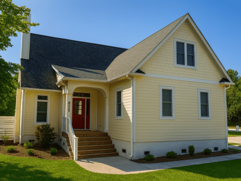 Custom 2-Story Craftsman House Plan with CAD Designs