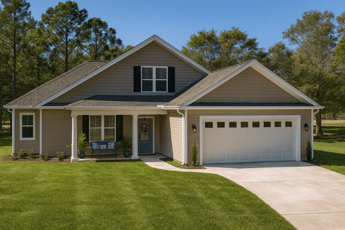 Customizable 1.5-Story House Plan with Open Floor Plan & CAD Designs