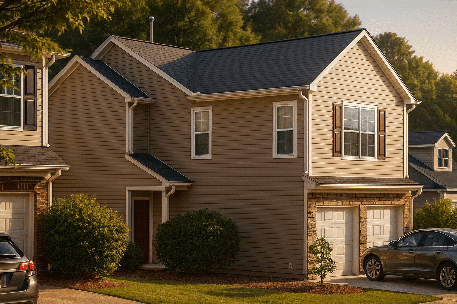 Efficient 2-Story House Plan with Traditional Design