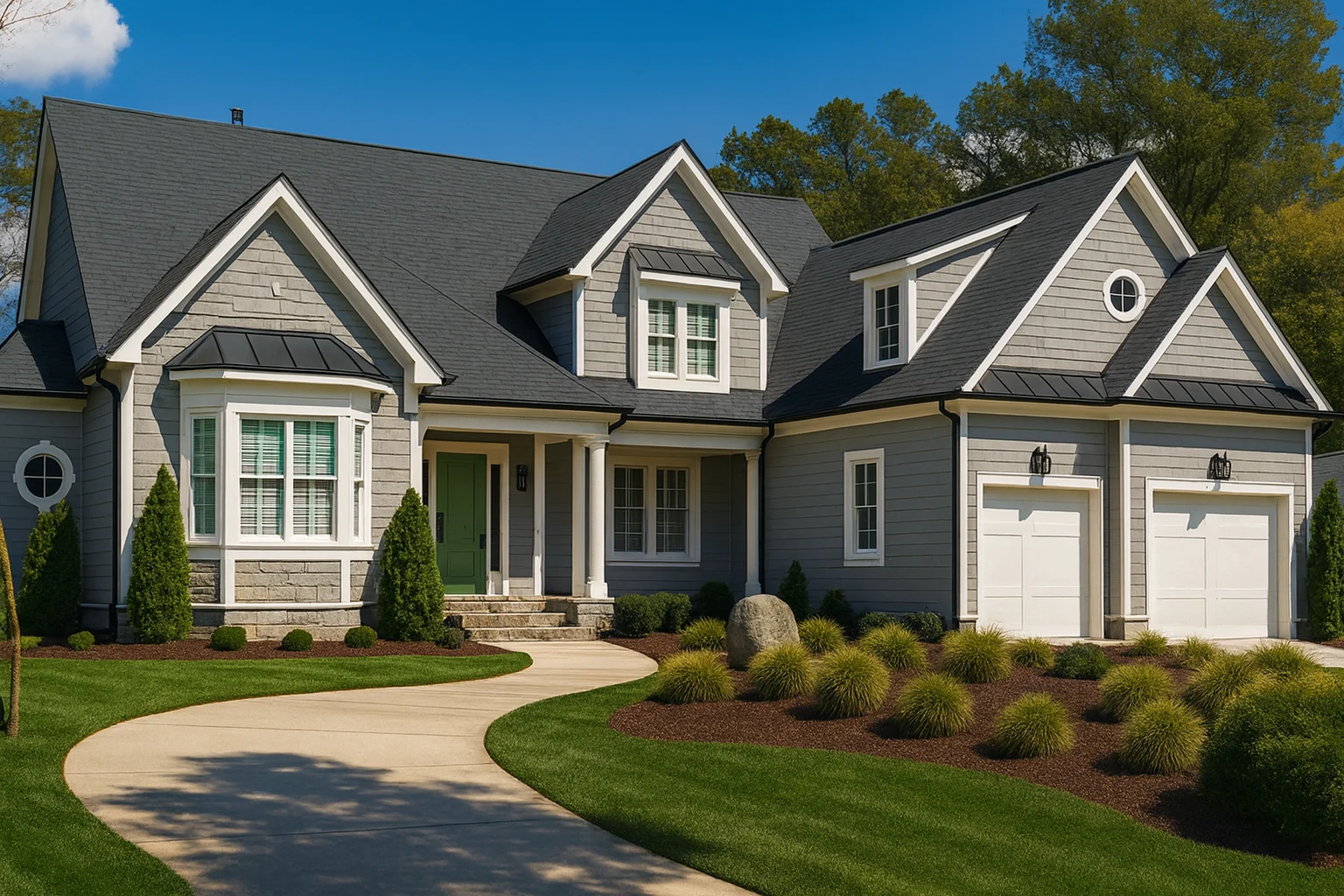 Elegant 2-Story Coastal House Plan with Bonus Rooms and Open Layout