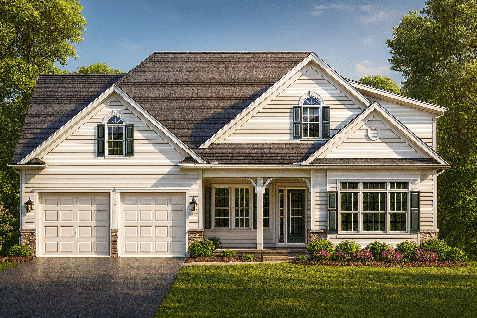 Elegant 2-Story Home Plan with CAD Designs and Blueprint Features
