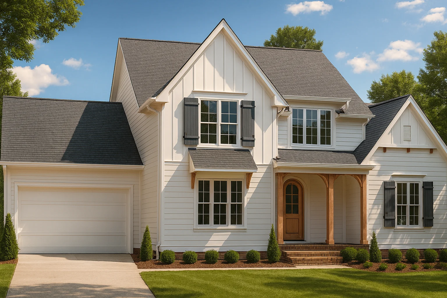 Elegant 2-Story Home Plan with Open Floor Layout and CAD Blueprints