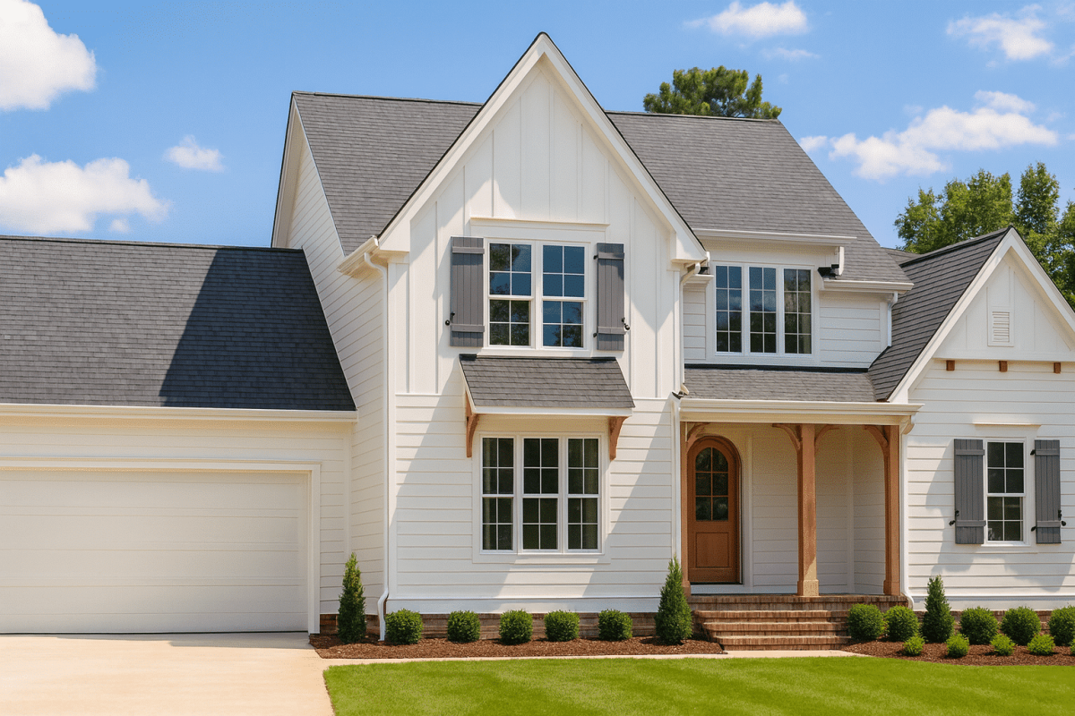 Elegant 2-Story Home Plan with Open Floor Layout and CAD Blueprints