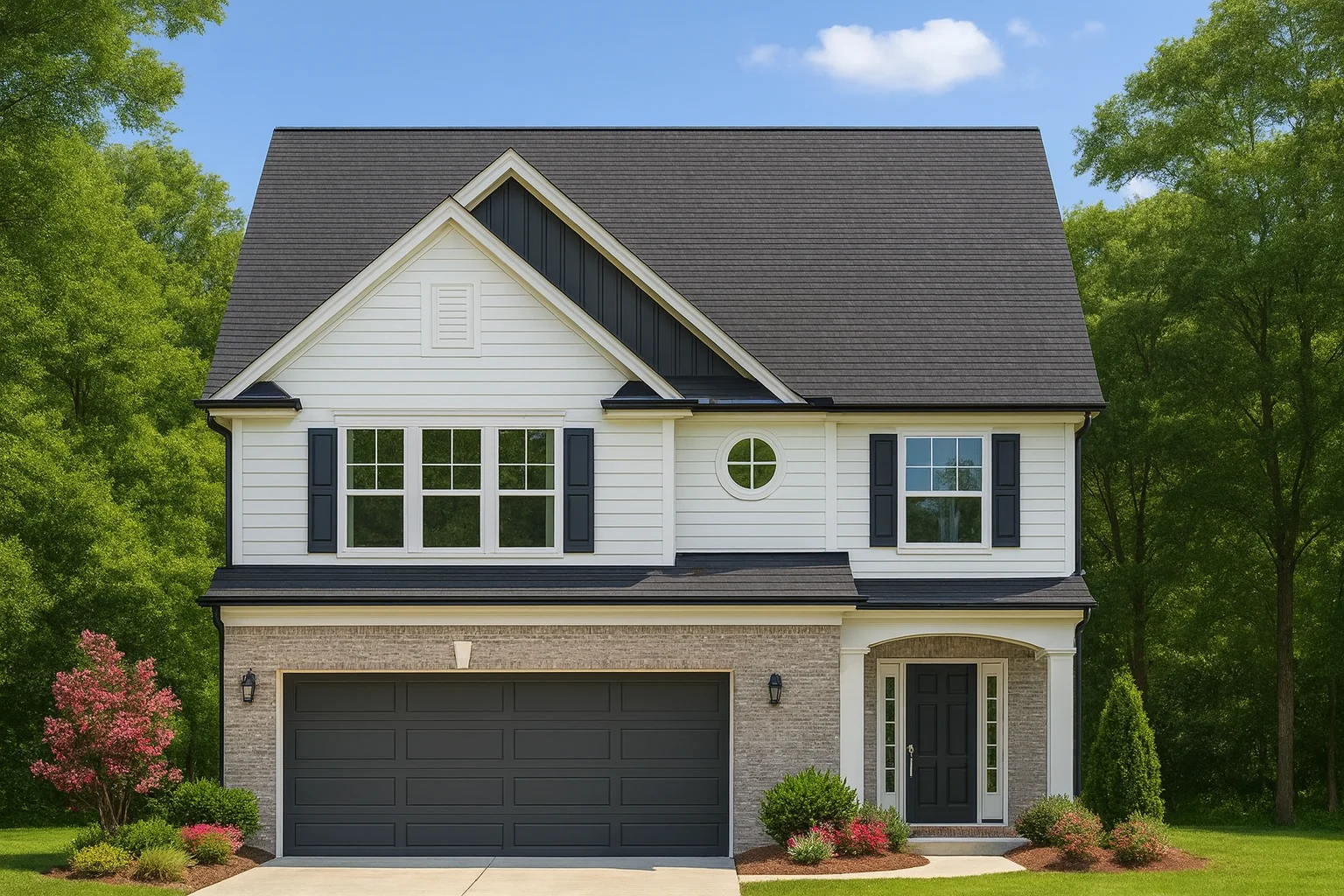 Elegant 2-Story House Plan with Craftsman-Inspired Design