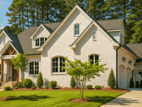 Elegant 2-Story House Plan with French Country Flair