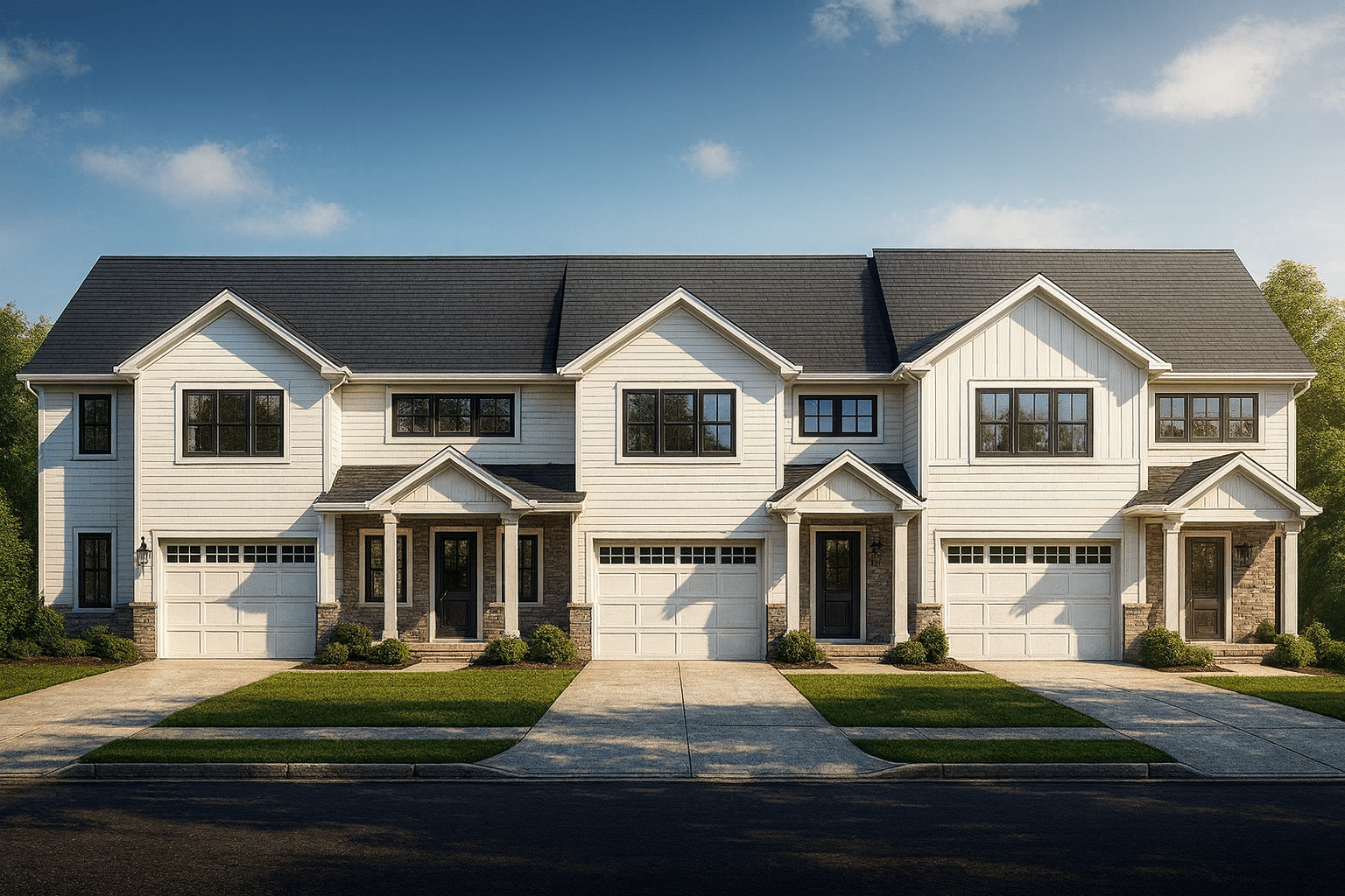 Elegant 2-Story Multi-Family House Plan with CAD Designs & Blueprints