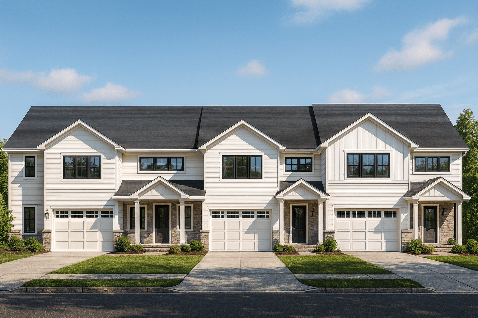 Elegant 2-Story Multi-Family House Plan with CAD Designs & Blueprints