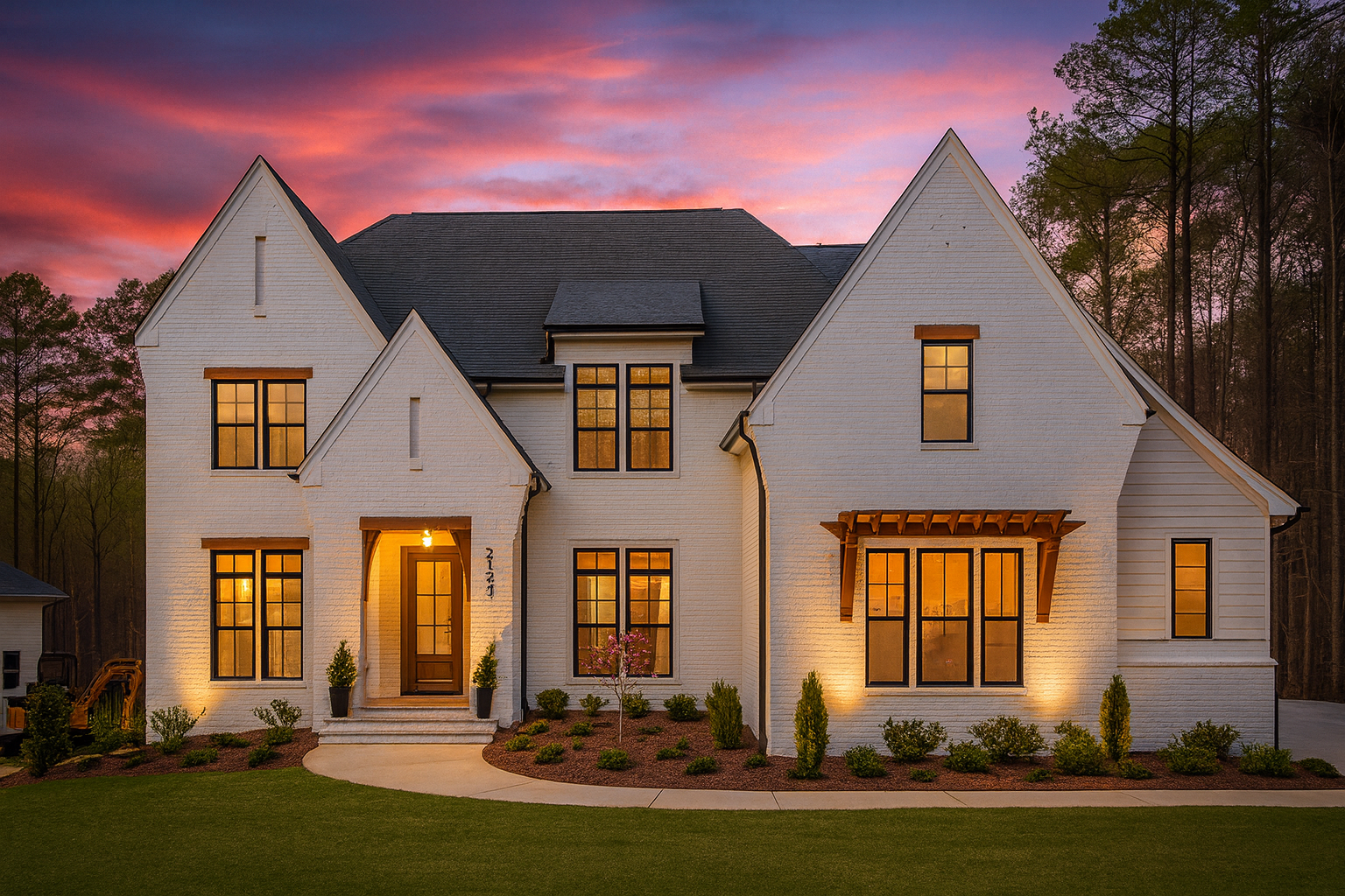 Elegant 3-Story Home Plan with CAD Blueprint & Modern Designs