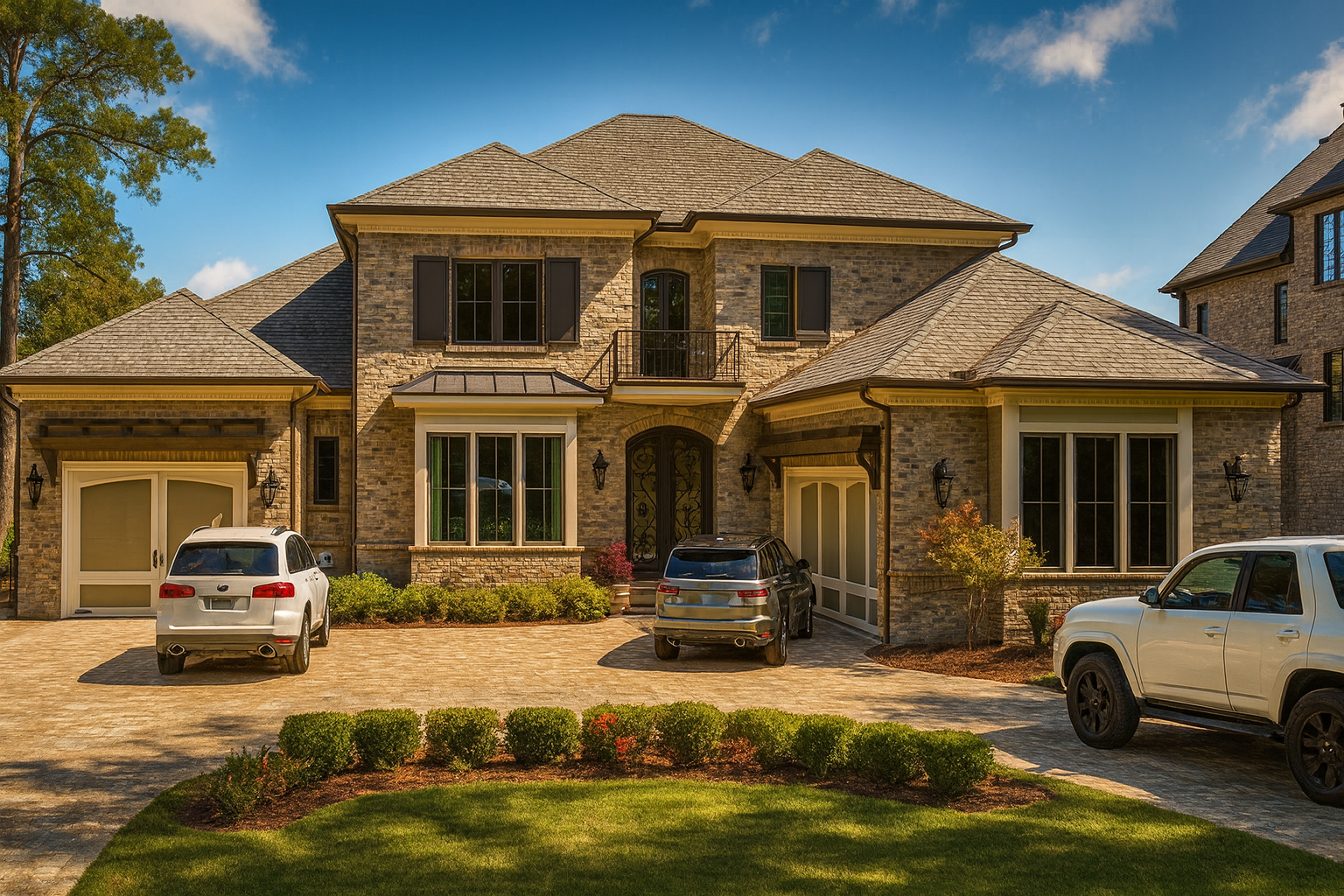 Elegant 3-Story House Plan with Luxury Design & Grand Features