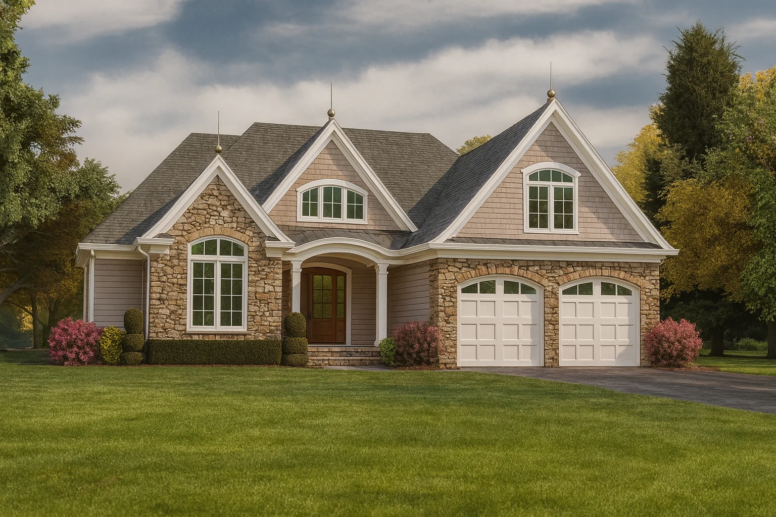 Elegant Craftsman Home Plan with Spacious Layout and Bonus Room
