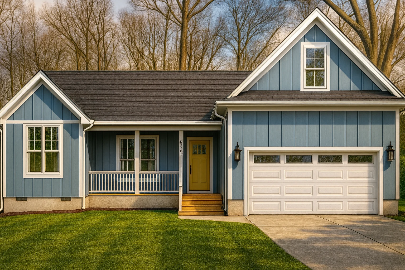 Elegant House Plan with Open Floor Blueprint & CAD Designs