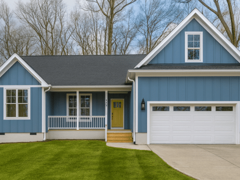 Elegant House Plan with Open Floor Blueprint & CAD Designs