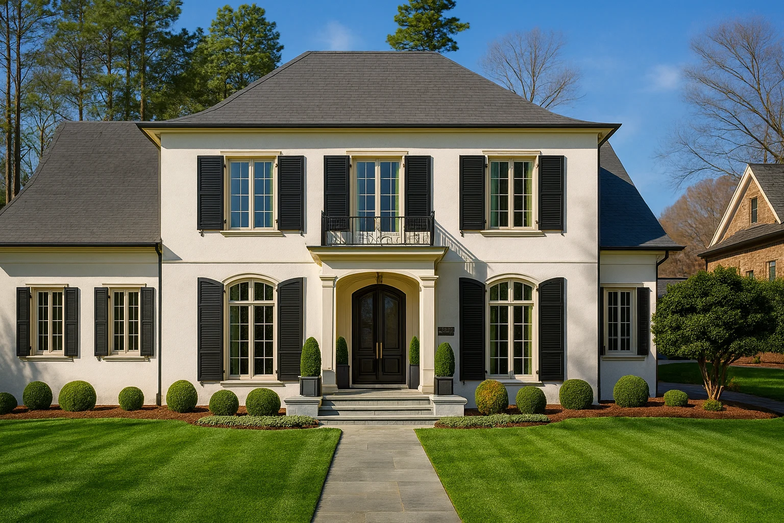 French Country Home Plan with Spacious Floor Design & CAD