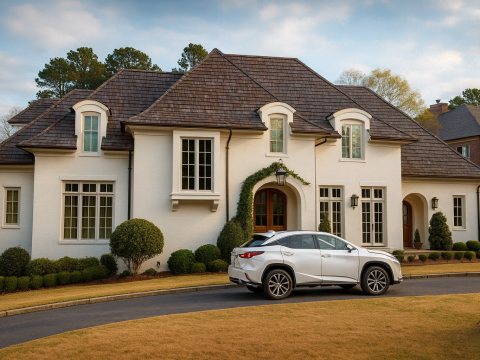 French Country House Plan with 5 Bedrooms and Elegant 2-Story Layout