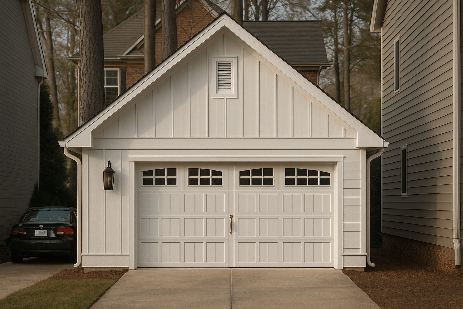 Garage Floor Plan with Blueprint for CAD Architecture Designs