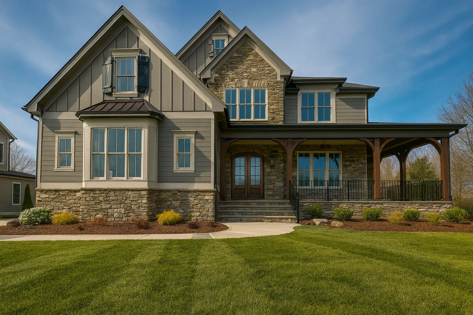 Luxurious 3-Story House Plan with 5 Bedrooms and CAD Blueprints