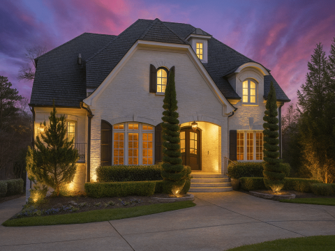 Luxury 3-Story Home Plan with 5 Beds, 5.5 Baths & Pool