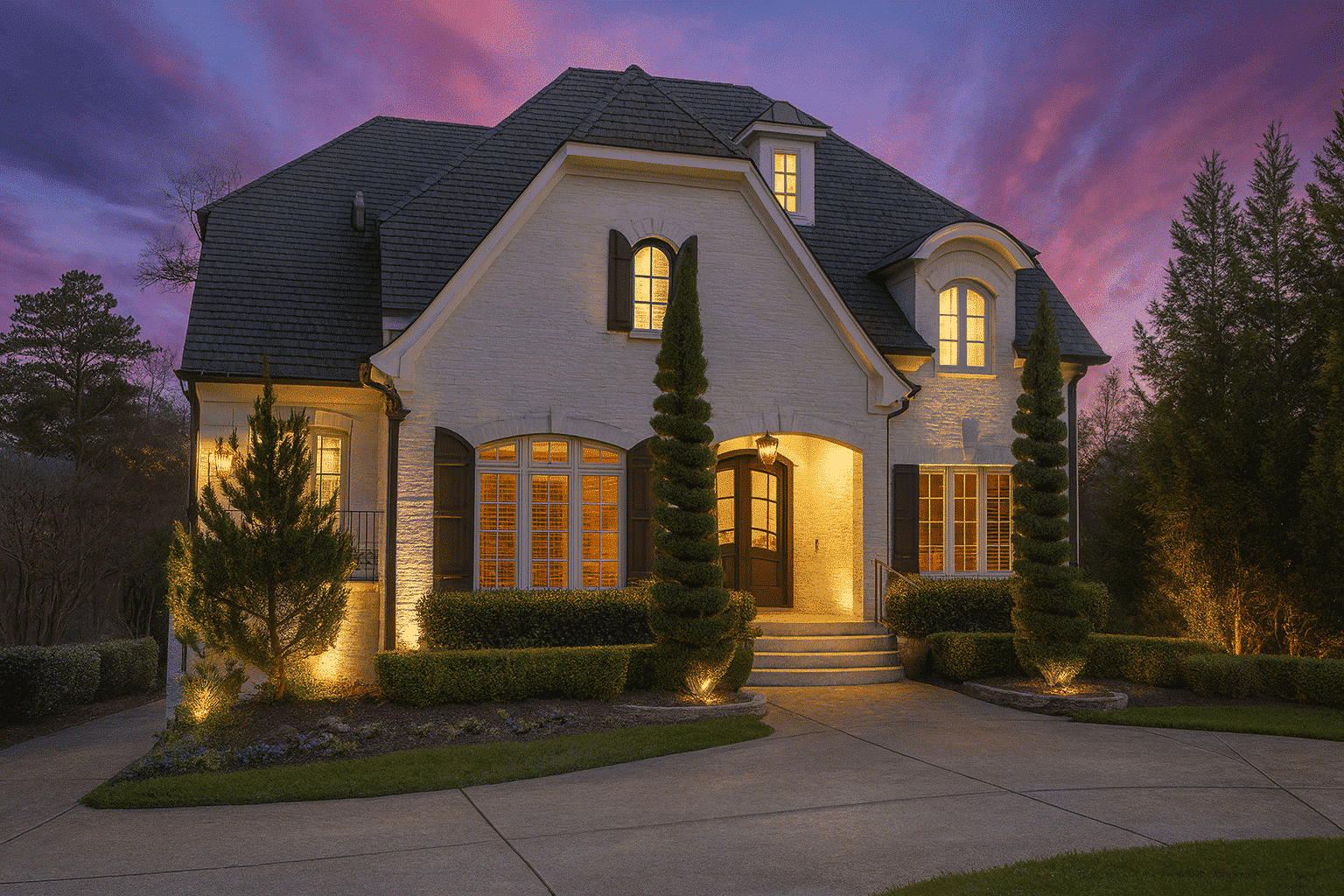 Luxury 3-Story Home Plan with 5 Beds, 5.5 Baths & Pool