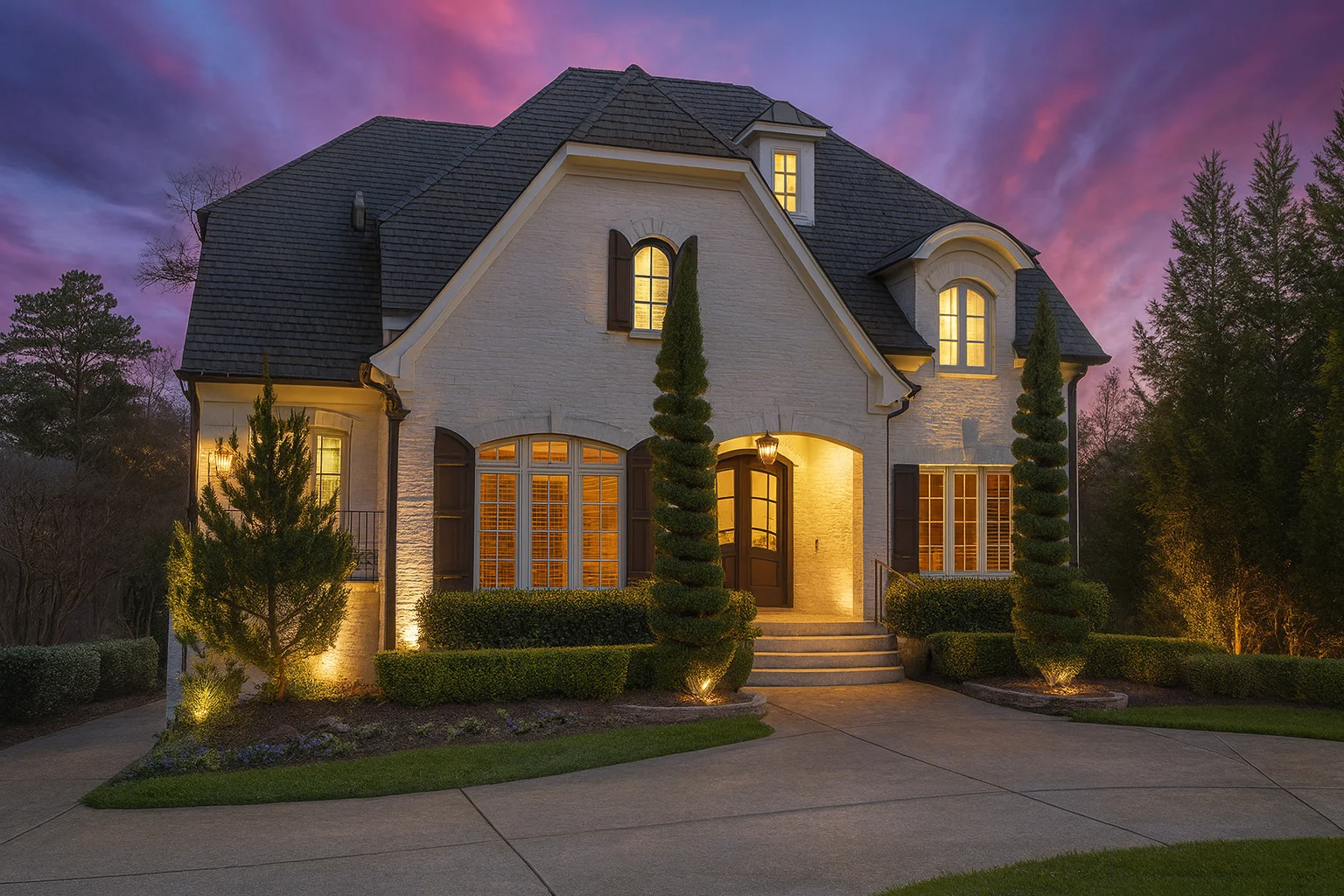 Luxury 3-Story Home Plan with 5 Beds, 5.5 Baths & Pool