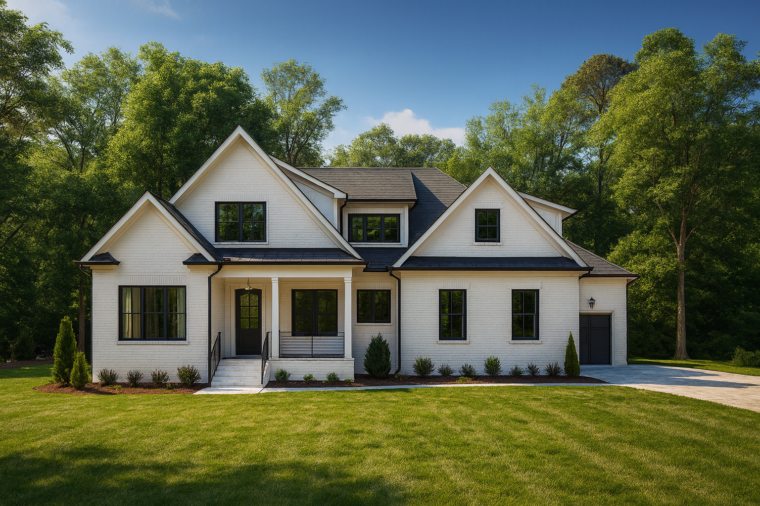 Modern 2-Story Home Plan with 5 Bedrooms & Luxury CAD Designs