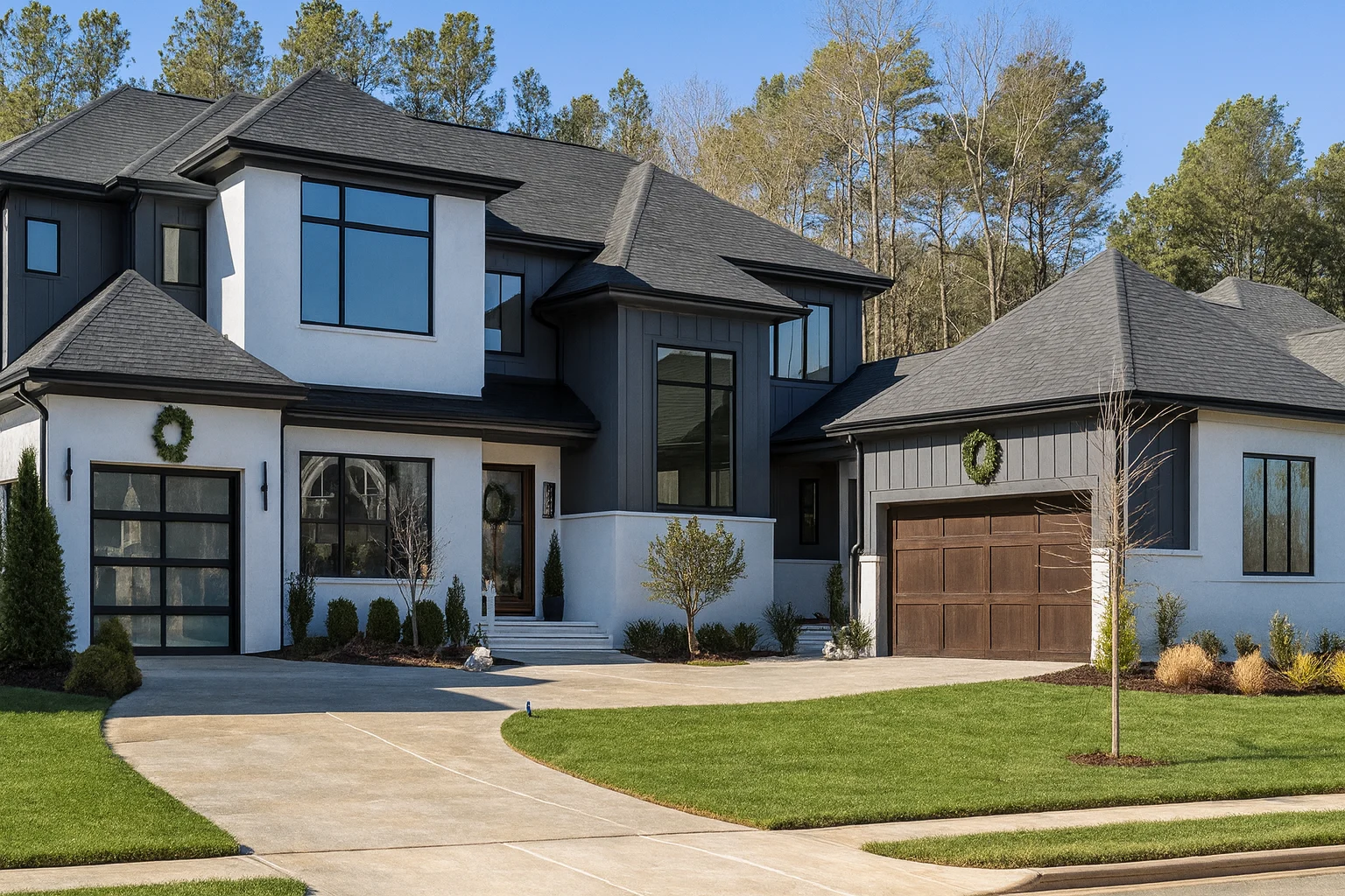 Modern 2-Story House Plan with 4 Bedrooms and 3-Car Garage