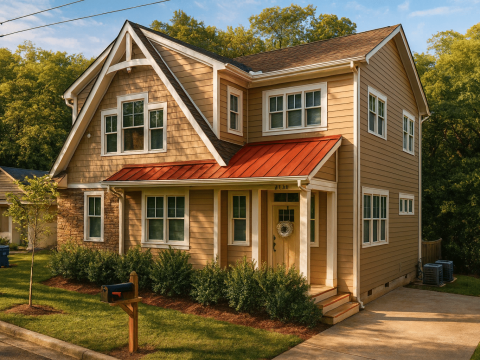 Modern 2-Story House Plan with Functional Layout & CAD Blueprints
