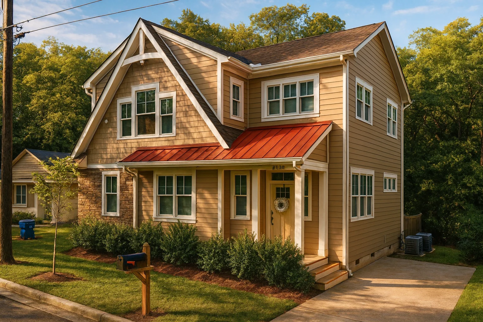 Modern 2-Story House Plan with Functional Layout & CAD Blueprints