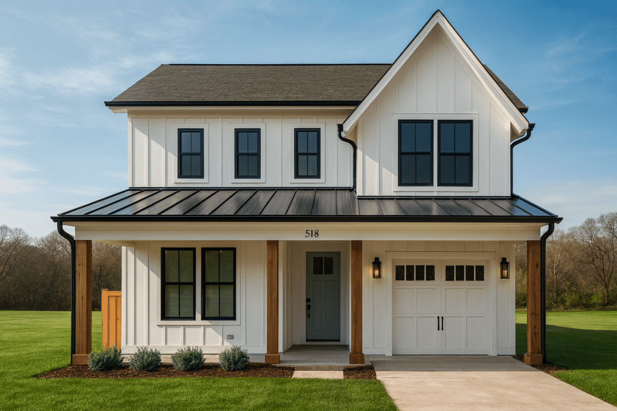 Modern 2-Story House Plan with Open Floor Layout & CAD Blueprints