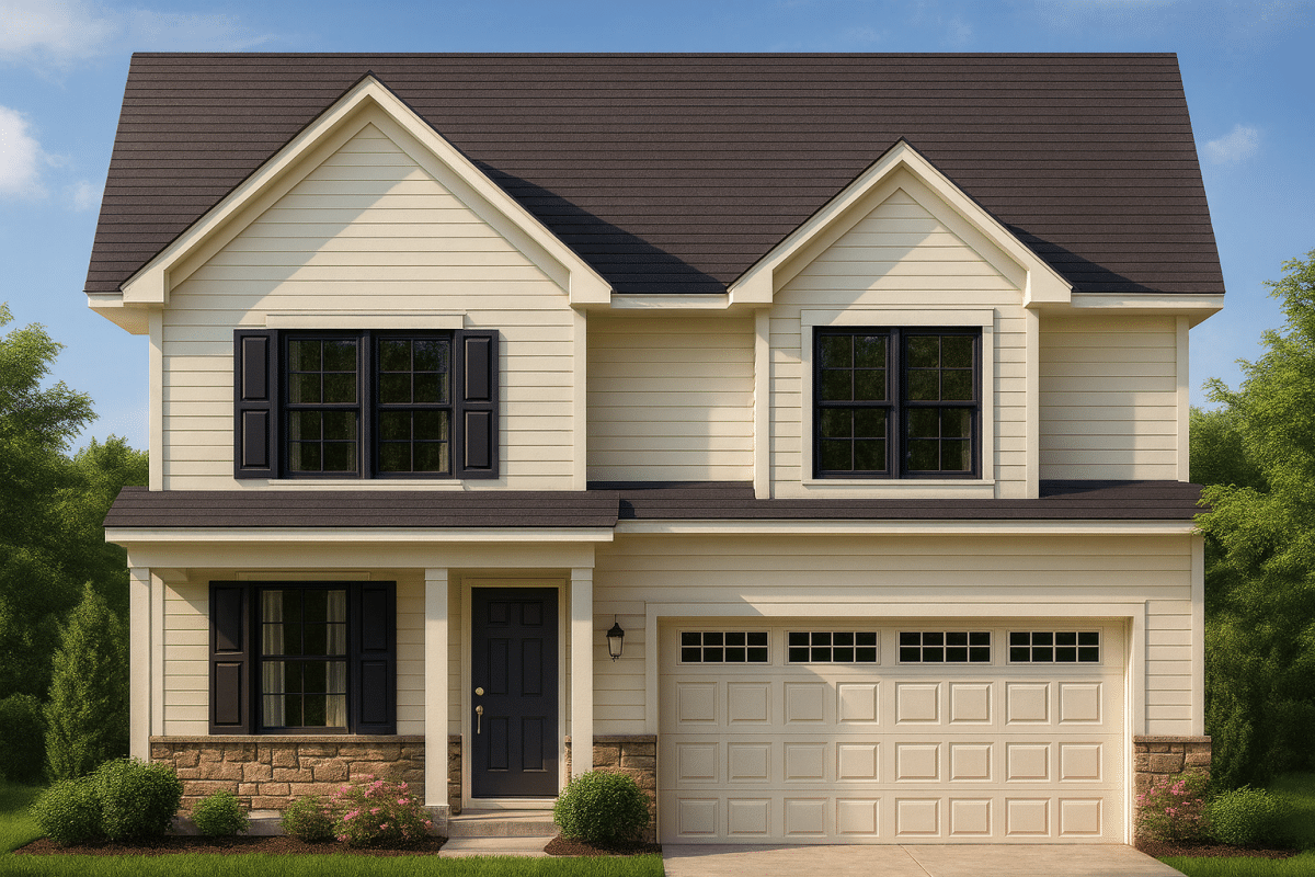 Modern 2-Story House Plan with Open Floor Layouts and Craftsman Curb Appeal