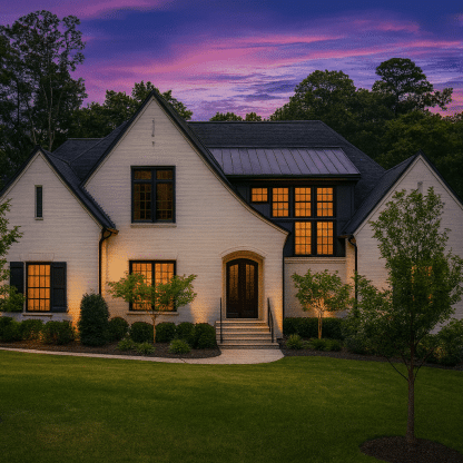 Modern 2-Story House Plan with Open Layout and 5 Bedrooms