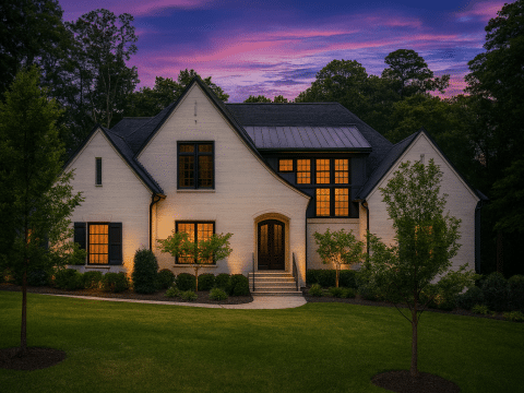 Modern 2-Story House Plan with Open Layout and 5 Bedrooms