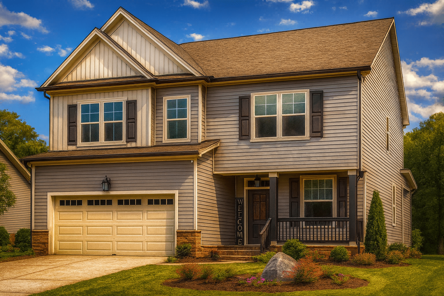 Modern 2-Story House Plan with Open Layout and CAD Floor Plans