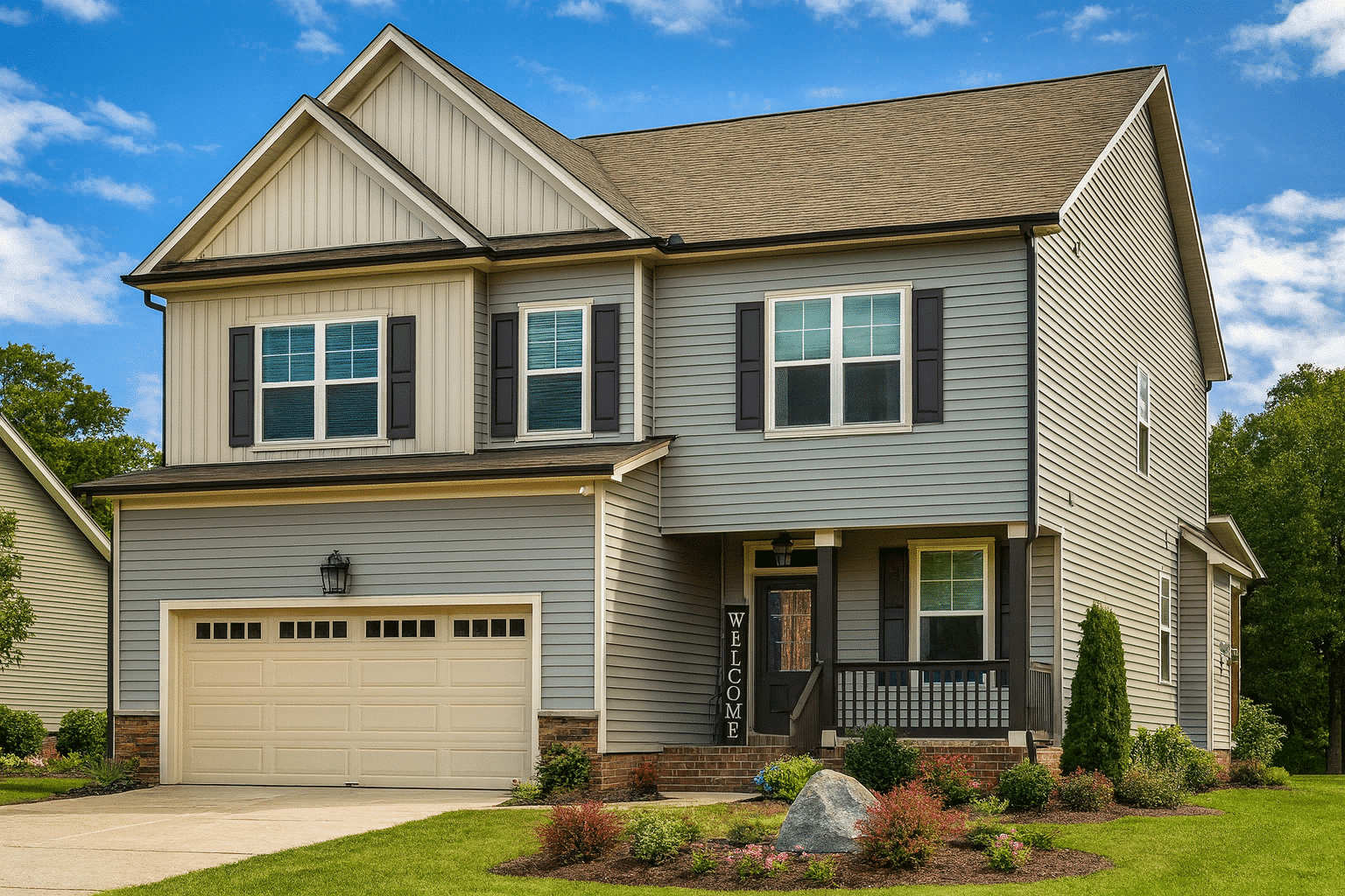 Modern 2-Story House Plan with Open Layout and CAD Floor Plans