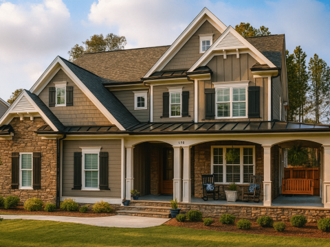 Modern 3-Story House Plan with Open Layout & Workshop Garage
