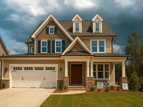 Modern Craftsman Home Plan with 3 Floors and Open Design