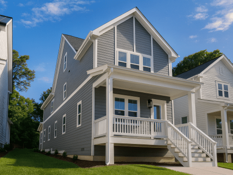 Modern Craftsman Home Plan with Bonus Room and Open Floor Design