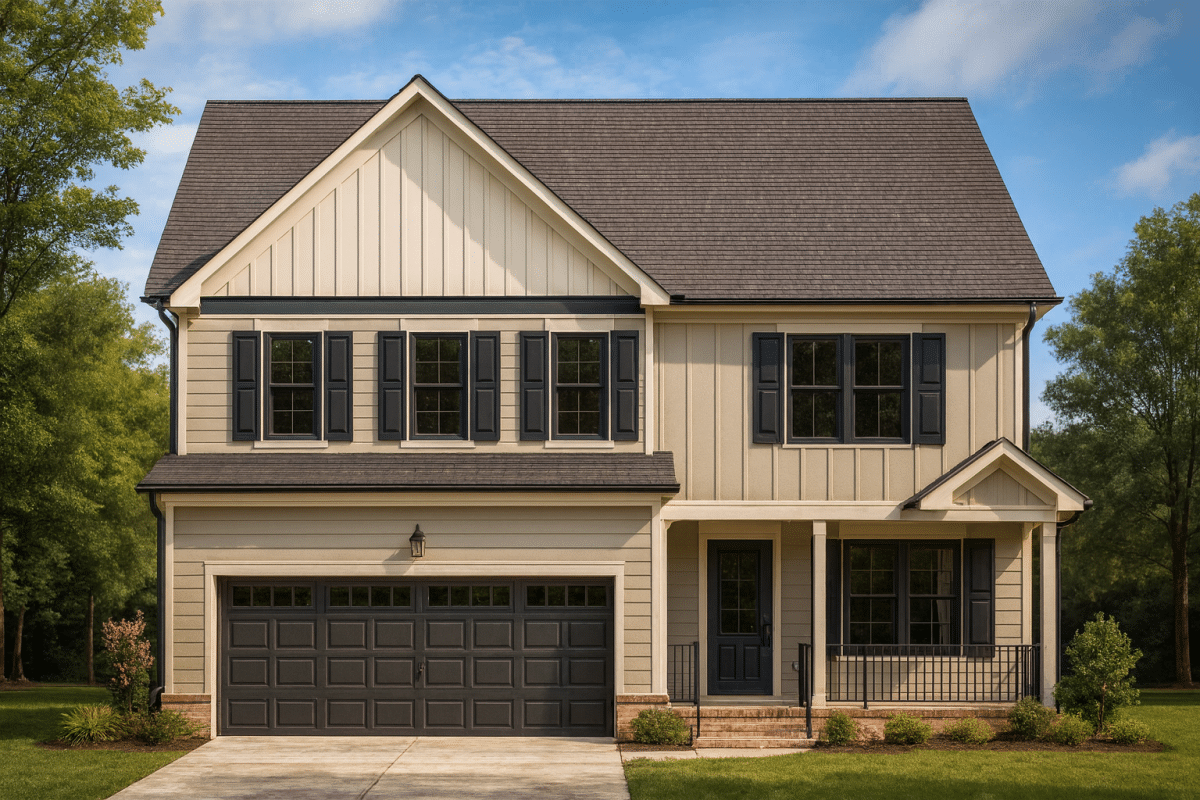 Modern Craftsman Home Plan with Open Floor Plan & CAD Designs