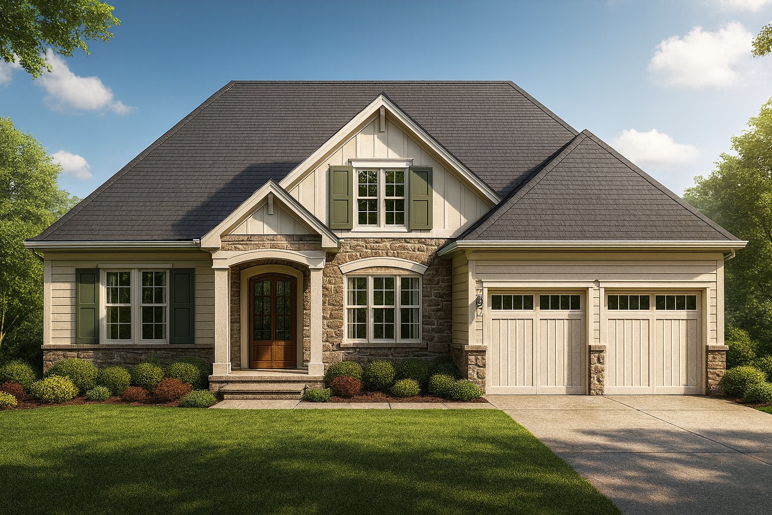 Modern Craftsman Home Plan with Spacious Floor Plans & CAD