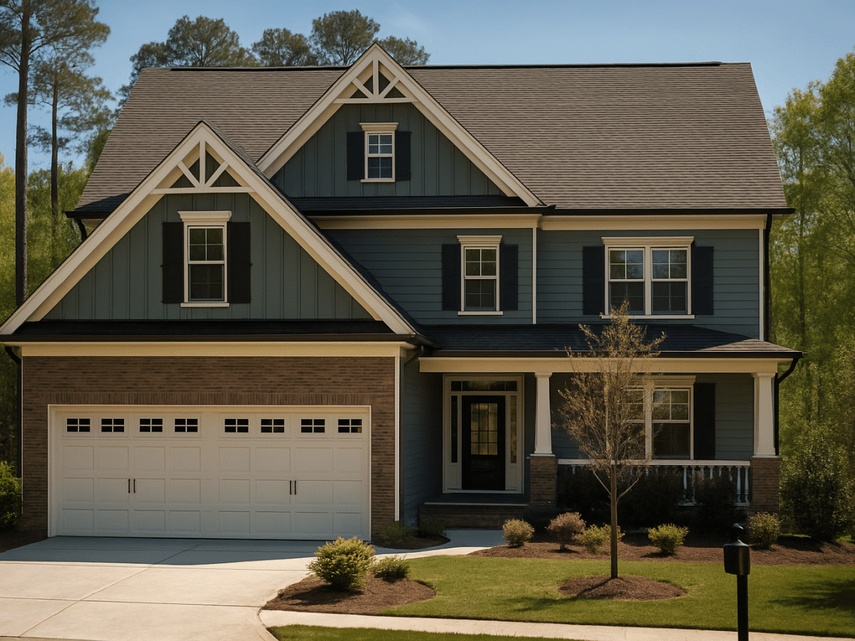 Modern Craftsman Home Plan with Vaulted Ceilings & 2.5 Stories