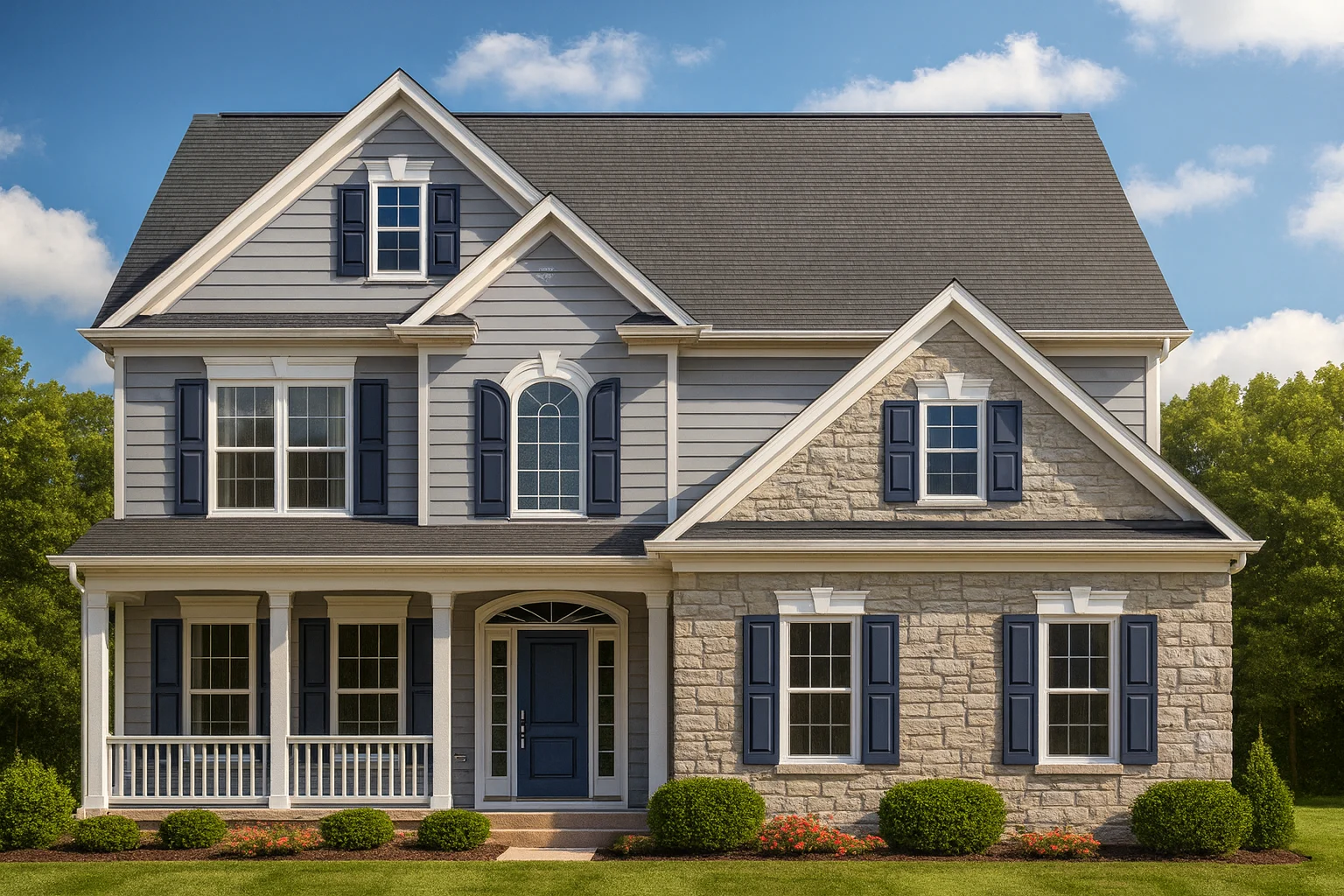 Modern Craftsman House Plan with 4 Bedrooms & Open Floor Layout