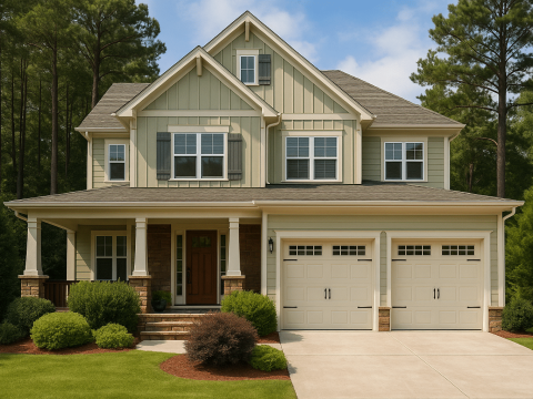 Modern Craftsman house Plan with 4 Beds and 3 Baths in CAD Designs