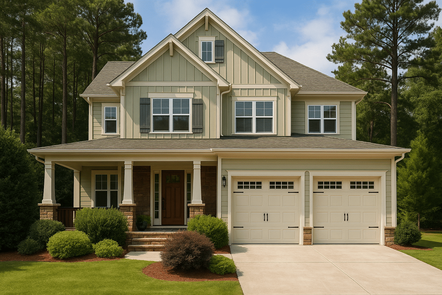 Modern Craftsman house Plan with 4 Beds and 3 Baths in CAD Designs
