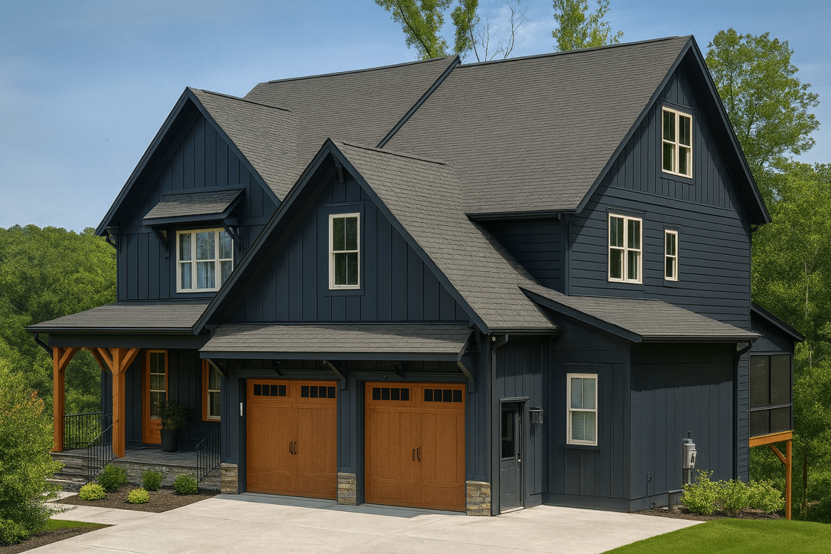 Modern Craftsman house Plan with Spacious Floor Designs
