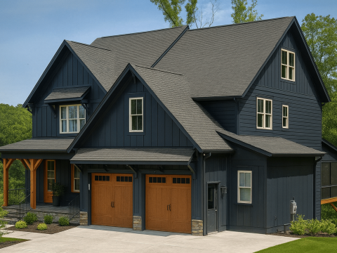Modern Craftsman house Plan with Spacious Floor Designs