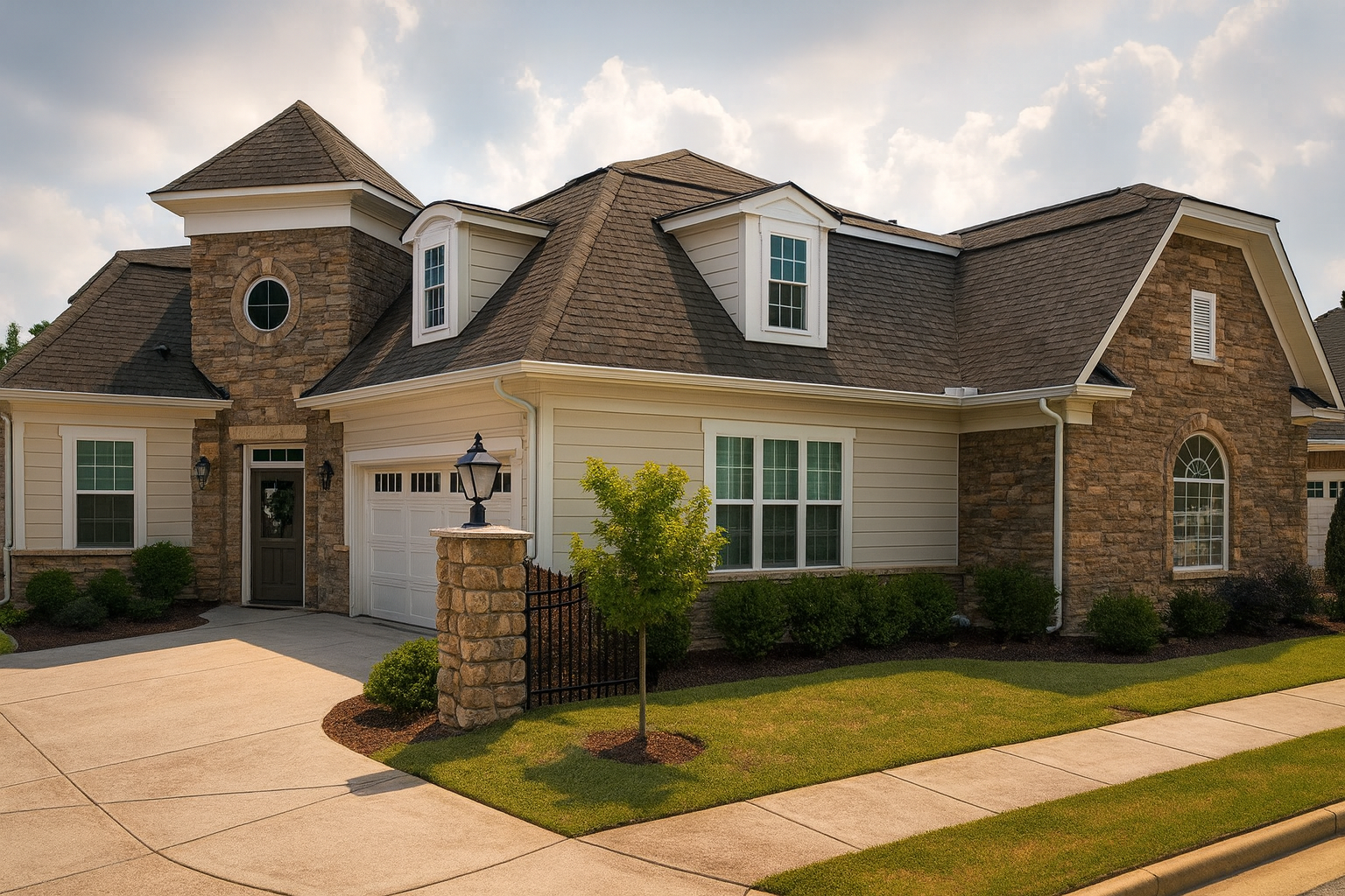Modern Duplex House Plan with Craftsman Style & Spacious Layout